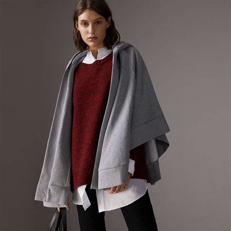 burberry embroidered jersey hooded cape|Burberry Limited.